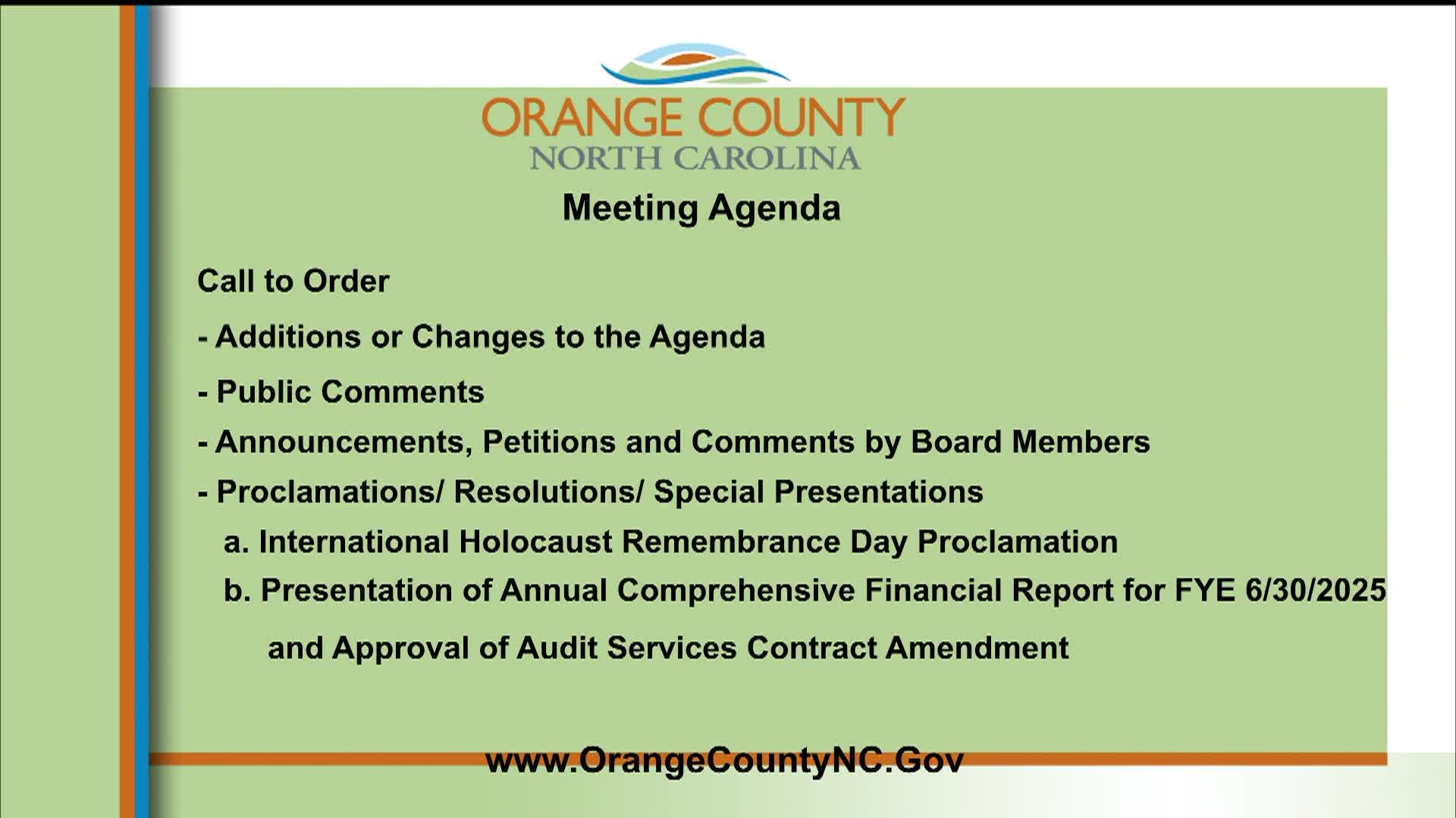 Thumbnail image for BOCC Business Meeting - January 20, 2026